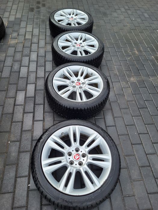 Alufelgi 18' 5x108 Ford Volvo opony zimowe Continental 225/45/18 8mn