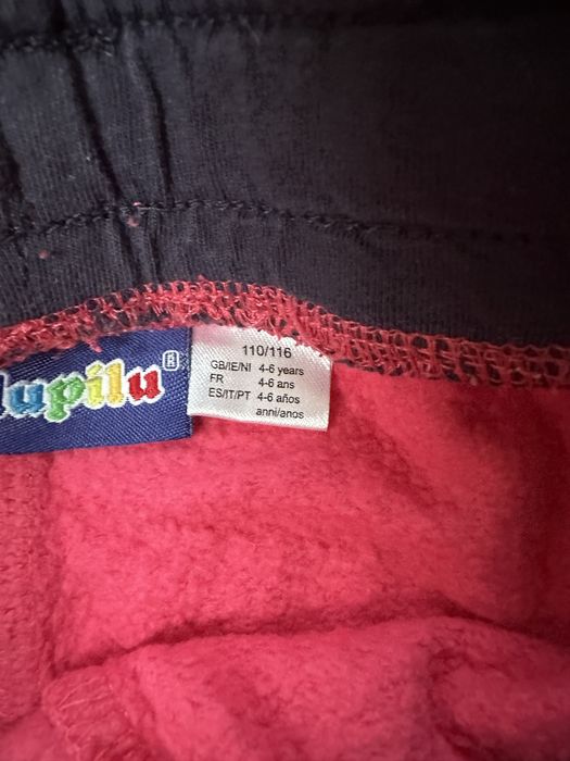 Spodnie dresowe lekko ocieplane rozm. 110/116