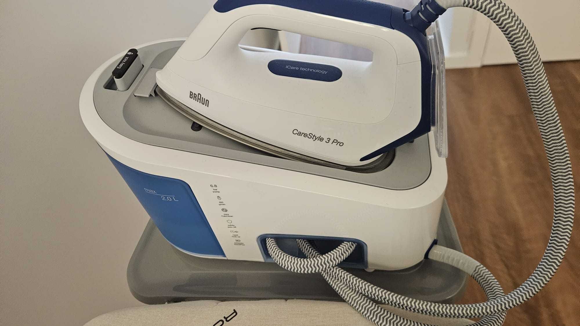 Ferro Braun CareStyle 3 Pro com caldeira – Como Novo
