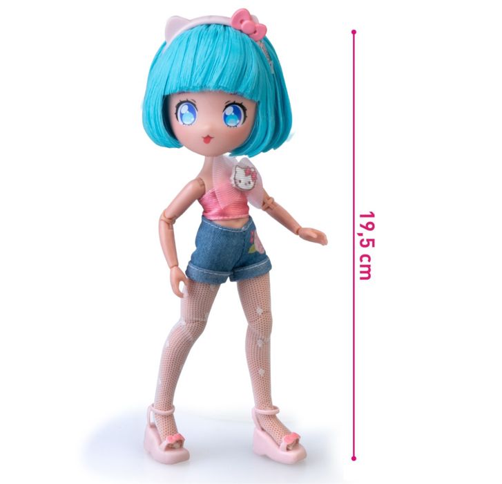 РІЗНІ 4SF Manga Dolls  Hello Kitty Красуня Пінк на скутері HKTF3000