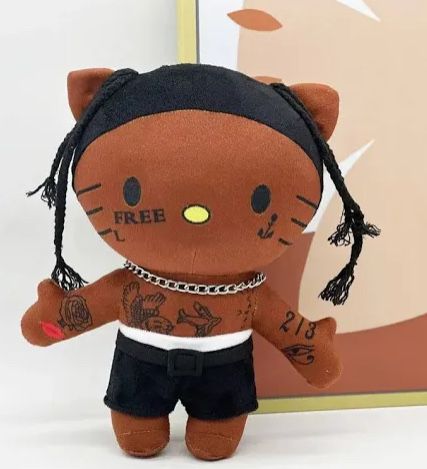 Travis scott hello kitty plush maskotka