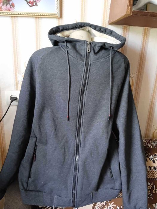 Толстовка мужская утепленная (на меху)