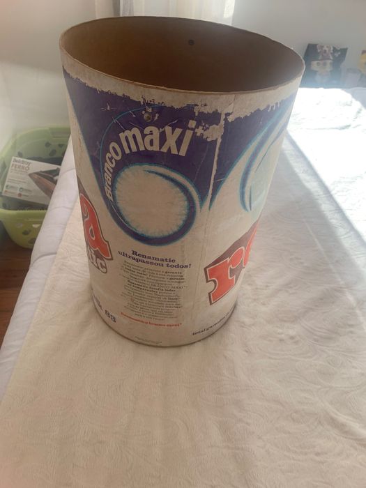 Antiga embalagem detergente