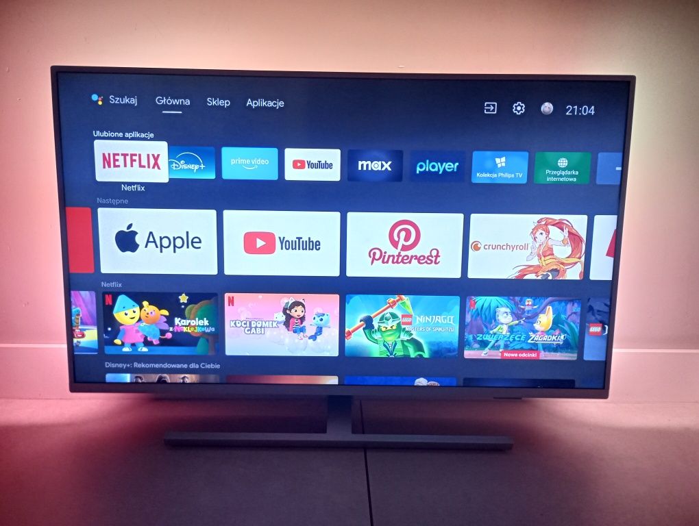 Philips 43' 4K-UHD, Dvbt2, Android TV, Ambielight, HDR, Bluetooth