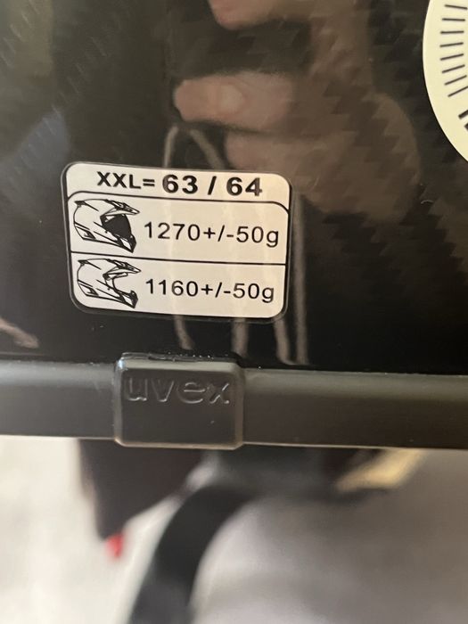 Kask uvex enduro carbon XXL motocross