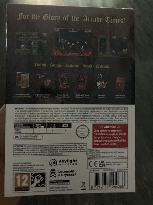 Cursed Castilla Nintendo Switch colecionador