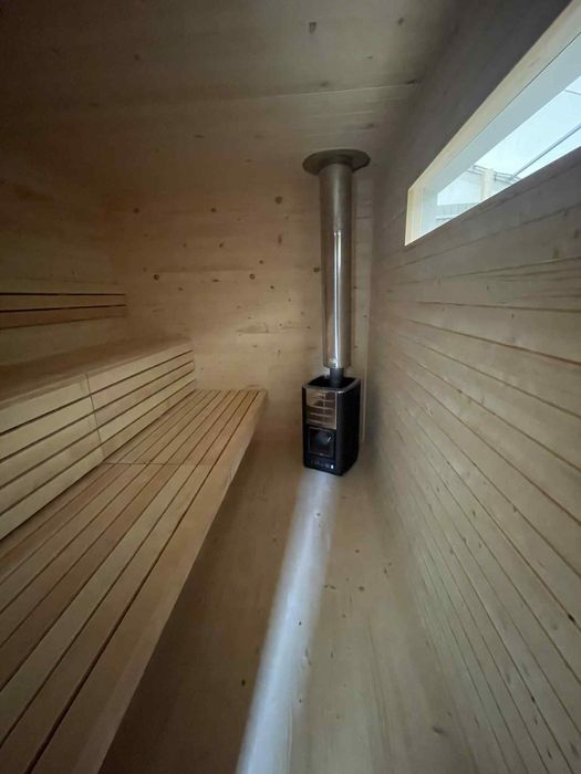 Sauna zewnetrzna 2,4x4m