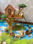 Sylvanian families Будинок на дереві меблі та сімʼя ведмедиків