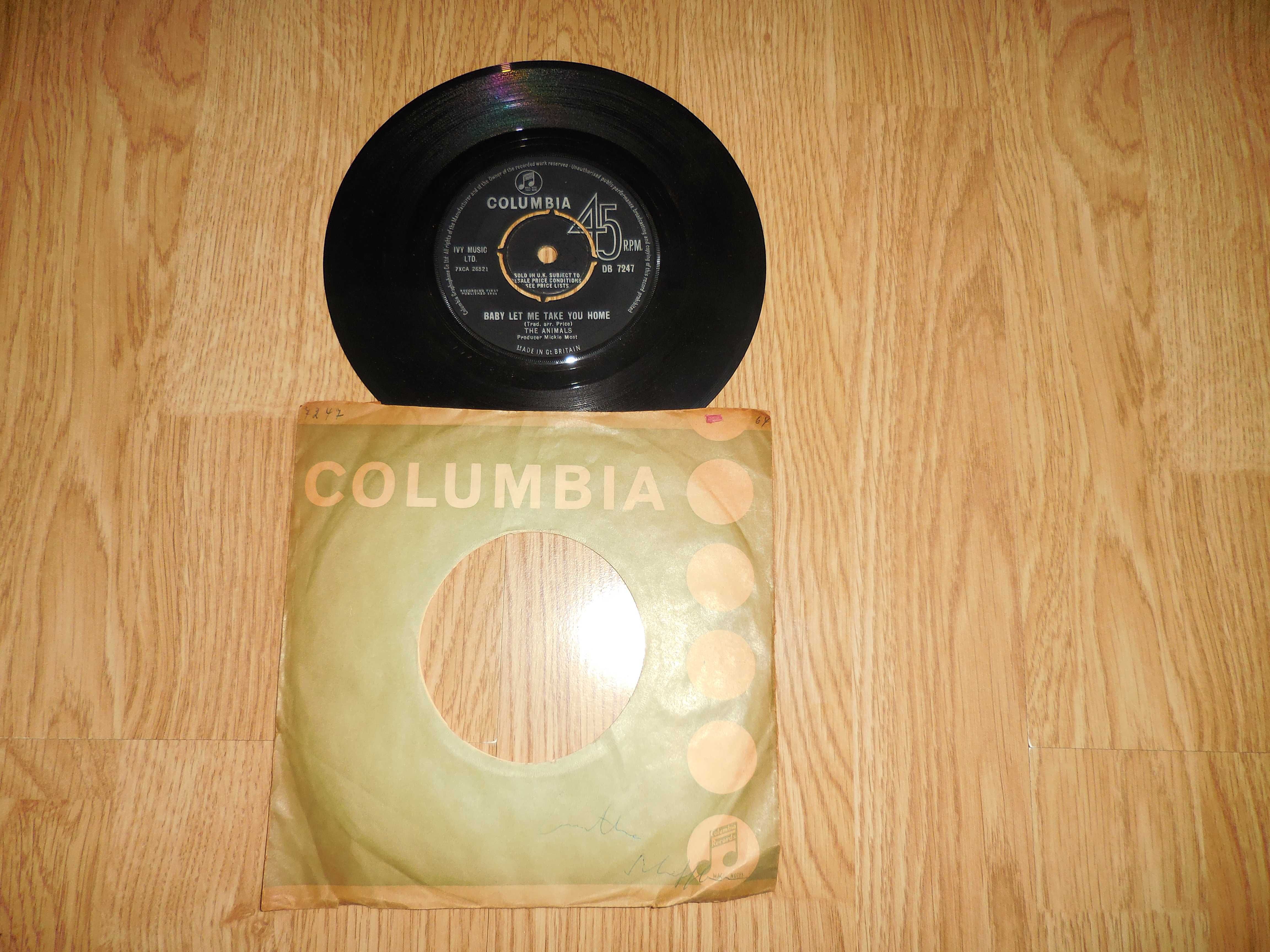 THE ANIMALS 'Baby let me take you home / Gonna send you back to walker