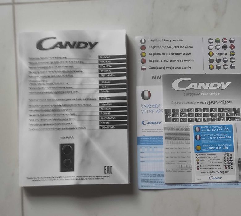 Nowa płyta indukcyjna Candy, model CID 30/G3.