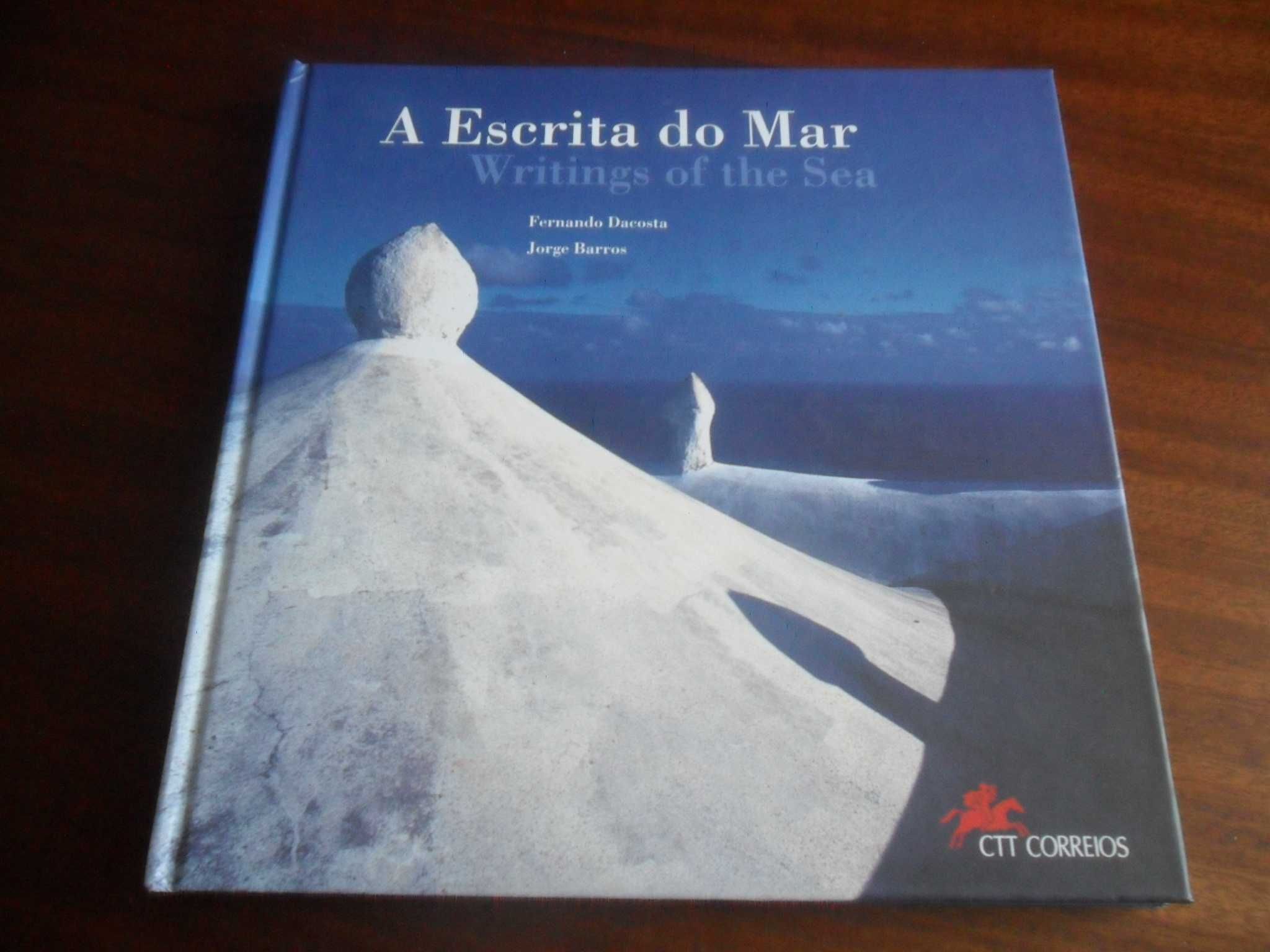 "A Escrita do Mar" de Fernando Dacosta e Jorge Barros - Livros CTT