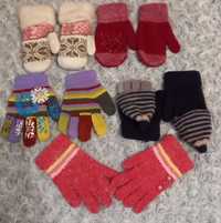 Перчатки рукавички 3-4 года