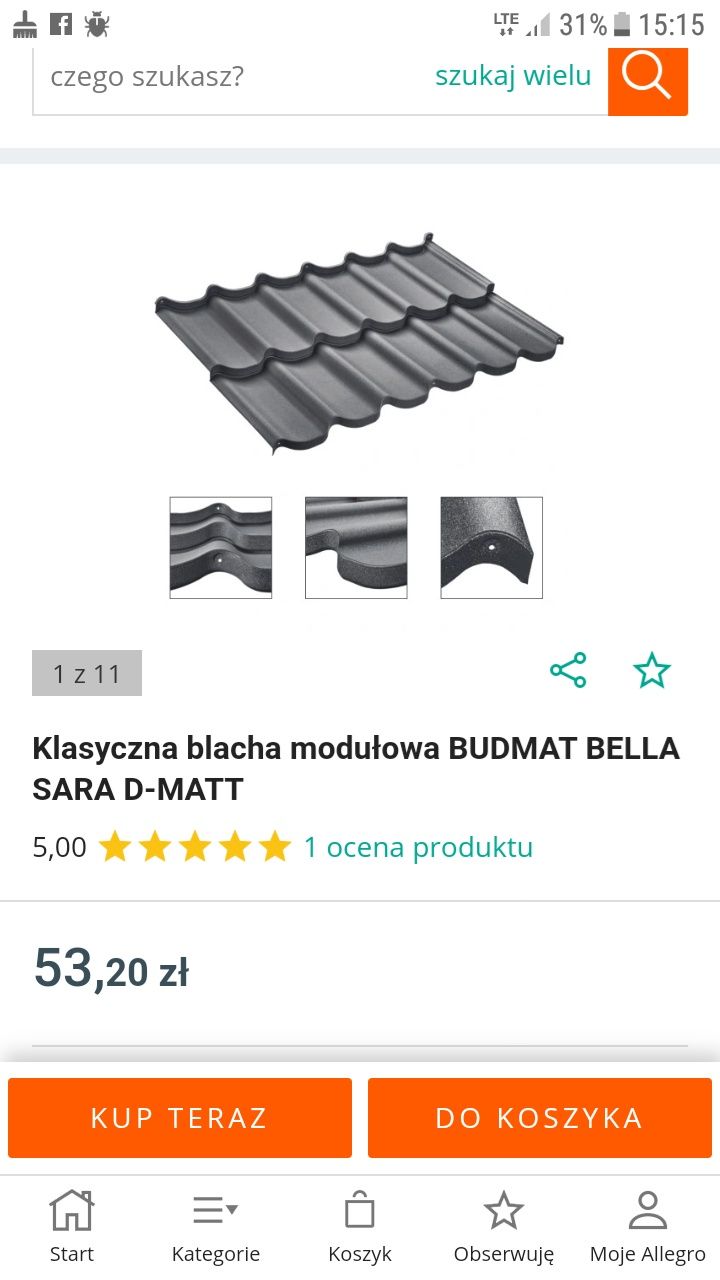 Blachodachówka Bella Sara