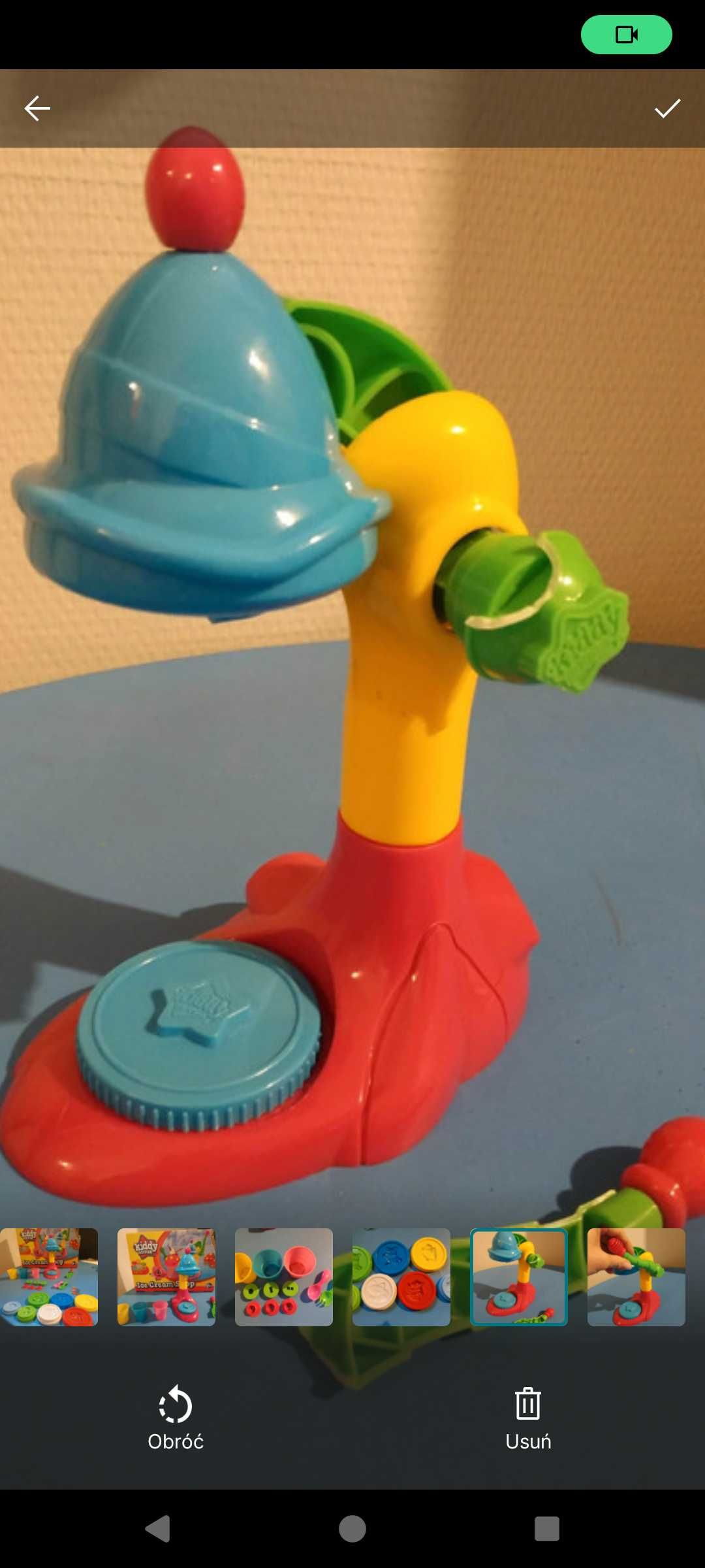 Zestaw do ciastoliny jak Play doh lodziarnia lody
