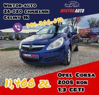 Opel Corsa*2008 rok*1,3 CDTI*Klima*5 drzwi*Po opłatach*