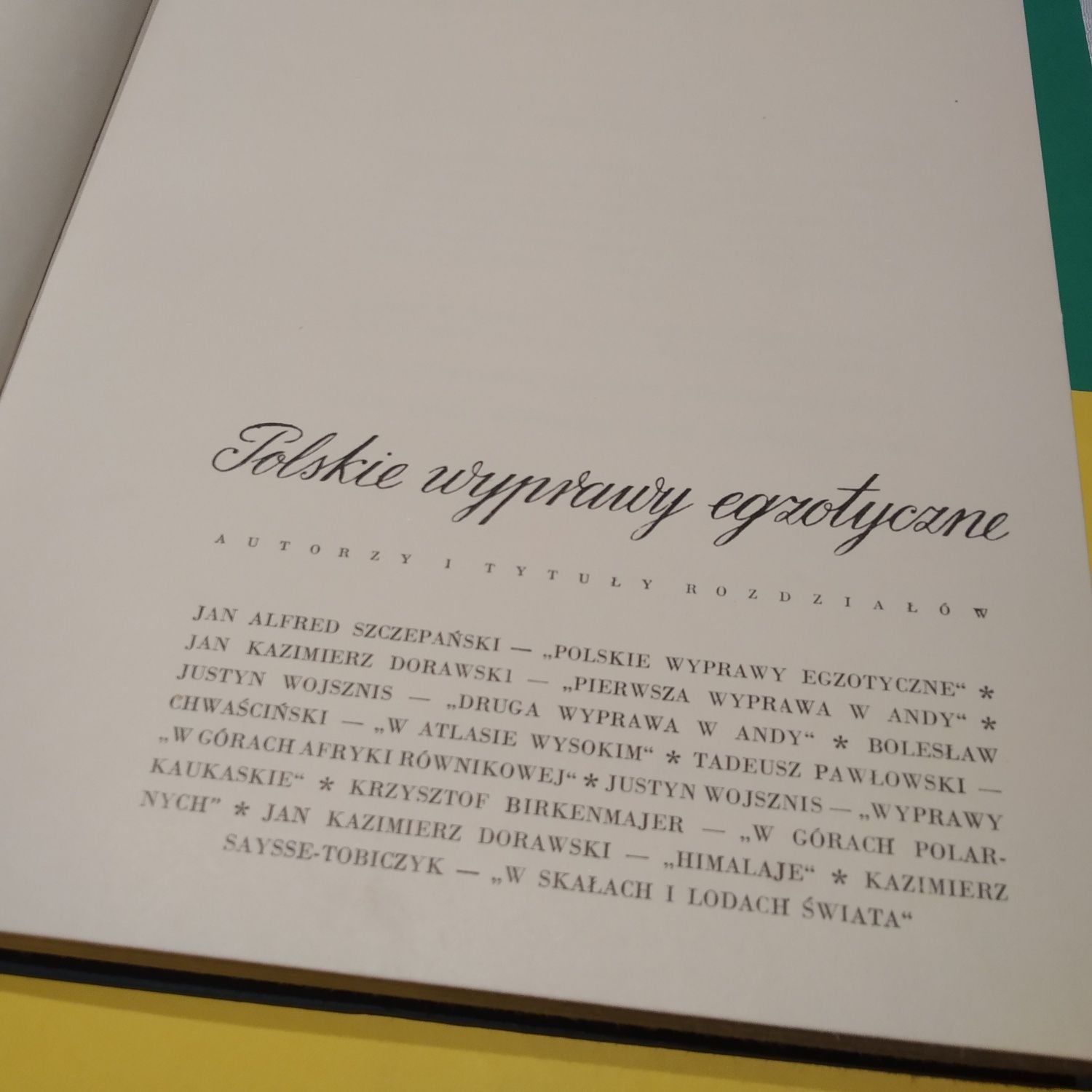 Polskie wyprawy egzotyczne książka rok wydania 1961