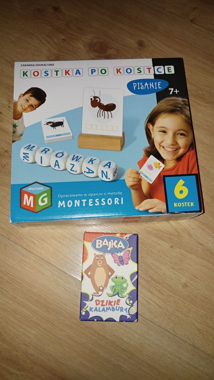 Kostka po kostce gra montessori