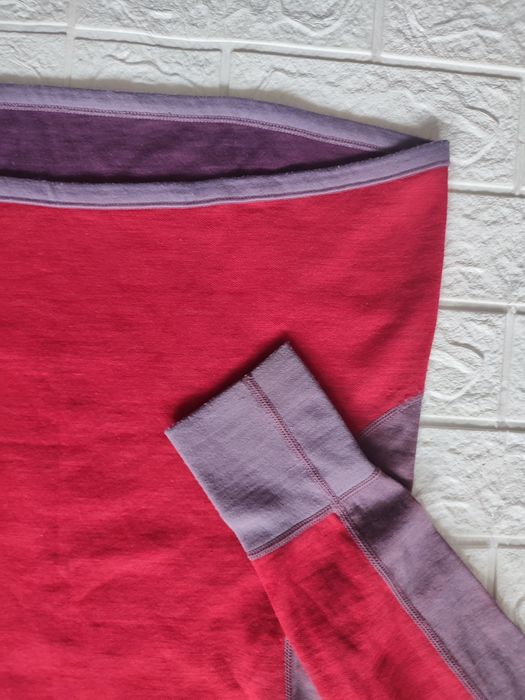 Damska bluzka termoaktywna Heldre dwuwarstwowa merino 100% XL czerwona