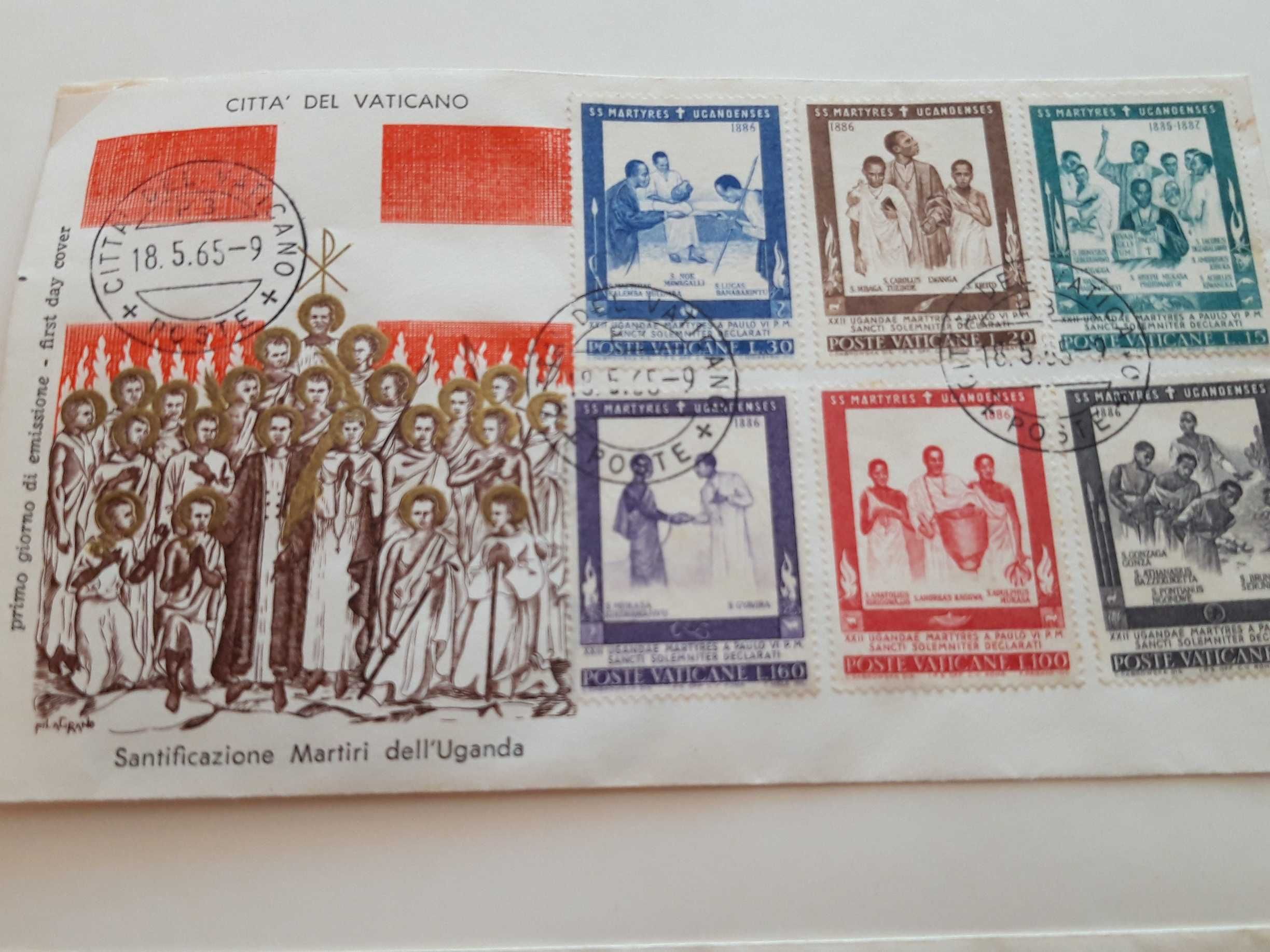 Vaticano | FDC, envelopes primeiro dia de circulação, 1950 a 1981