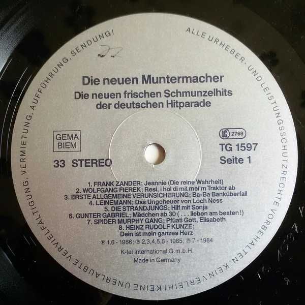 Die Neuen Muntermacher - Various - K-tel 1986 - LUBLIN