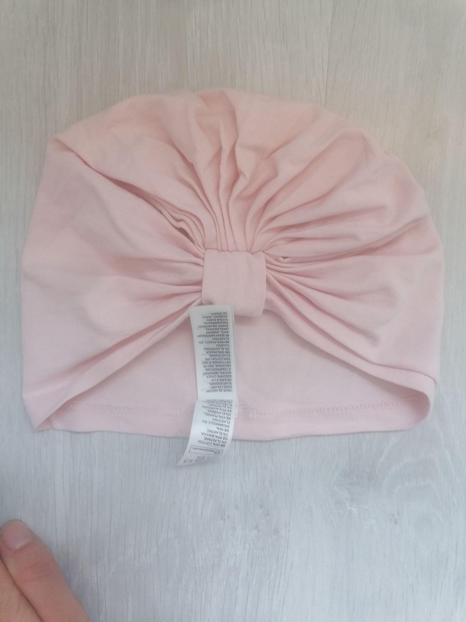 Pudrowy turban hm 86 cm