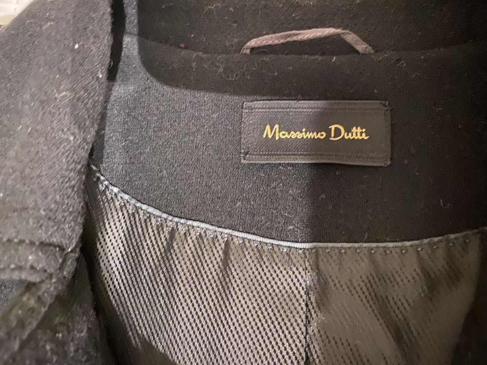 Casaco preto Massimo Dutti