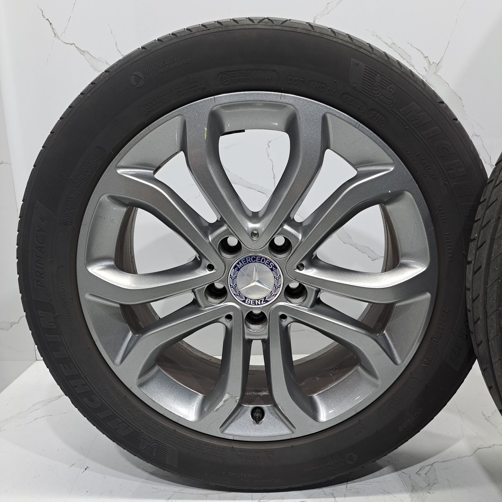 Jantes 17" originais Mercedes Classe C W205 Avantgarde 5x112