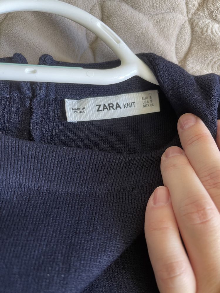 Сукня плаття тепле Zara S XS 42/44 розмір 34/36 розмір