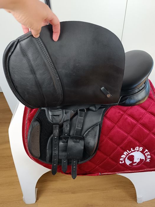 17,5 cali Thorowgood T8 siodło wszechstronne Id.400 wymienne łęki