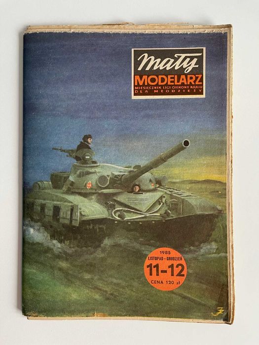 mały Modelarz 1985 nr 11-12 - czołg średni T-72 - 11-12/85
