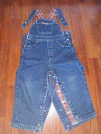 Spodnie jeansy jeansowe r 92/98 ogrodniczki Baby Club C&A