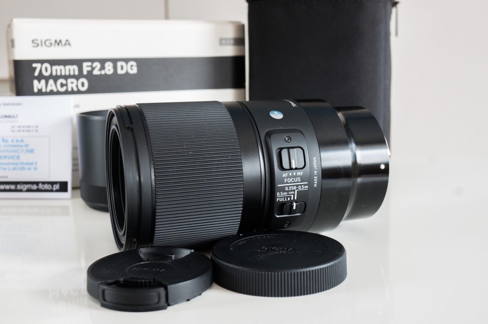 Obiektyw Sigma A 70mm F2.8 DG ART Macro Sony E-mount