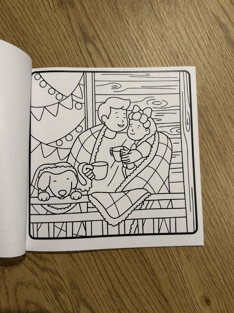 Розмальовка для дітей та дорослих — антистрес HYGGE GIRL