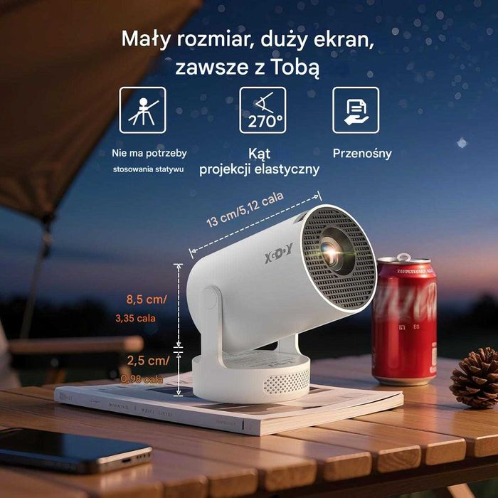 Przenośny projektor Xgody Gimbal3