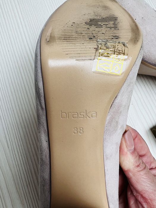 Туфли замшевые Braska