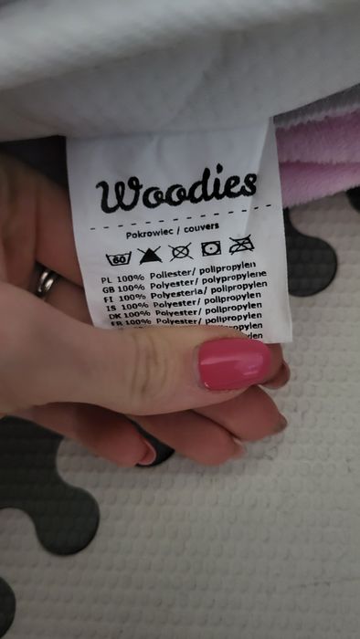 Woodies łóżeczko 120*60 country cot, przewijak, materac ,