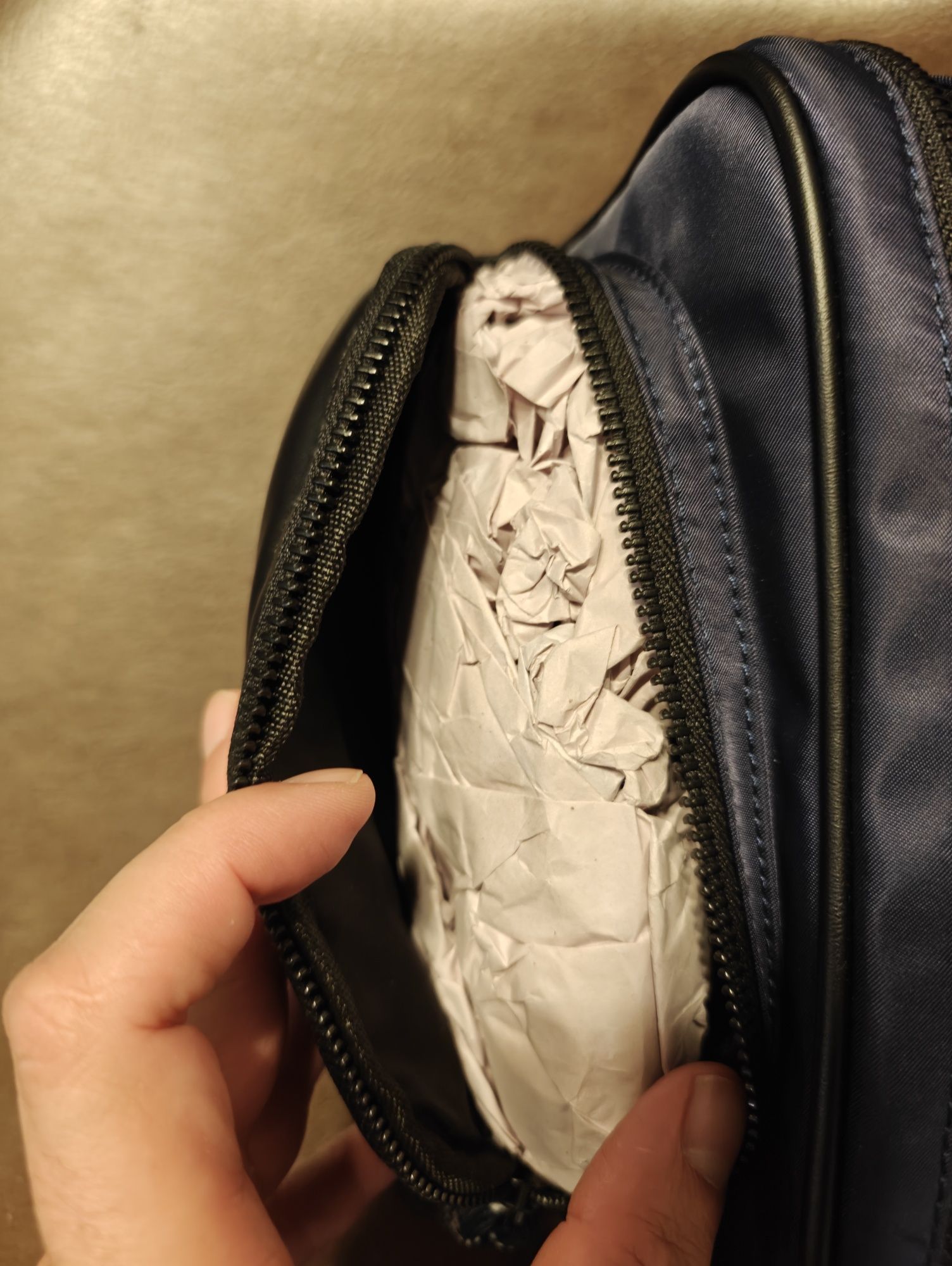 Bolsa cintura nova, na embalagem