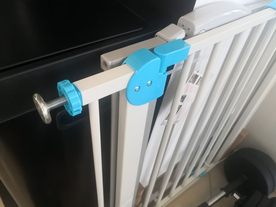 Bramka zabezpieczająca ochronna metalowa rozporowa solidna