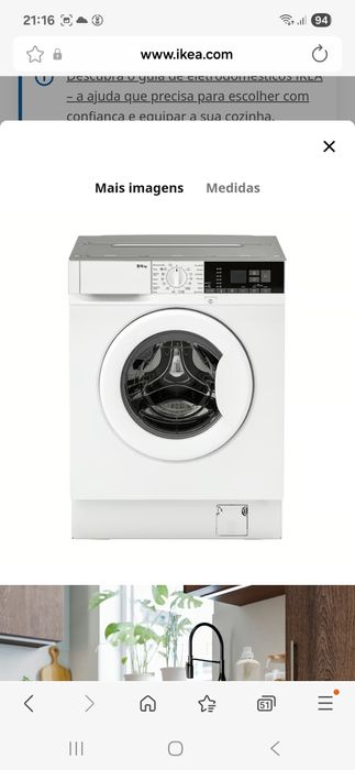 Vendo maquina de lavar e secar roupa nova