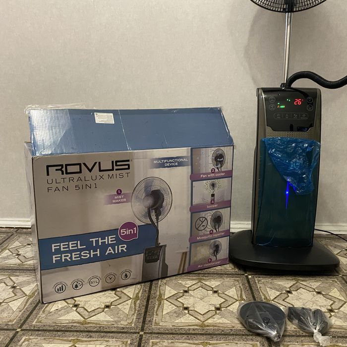 Вентилятор домашний с увлажнением воздуха