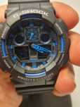 Zegarek sportowy CASIO G-Shock Original GA-100-1A2ER Czarno-niebieski