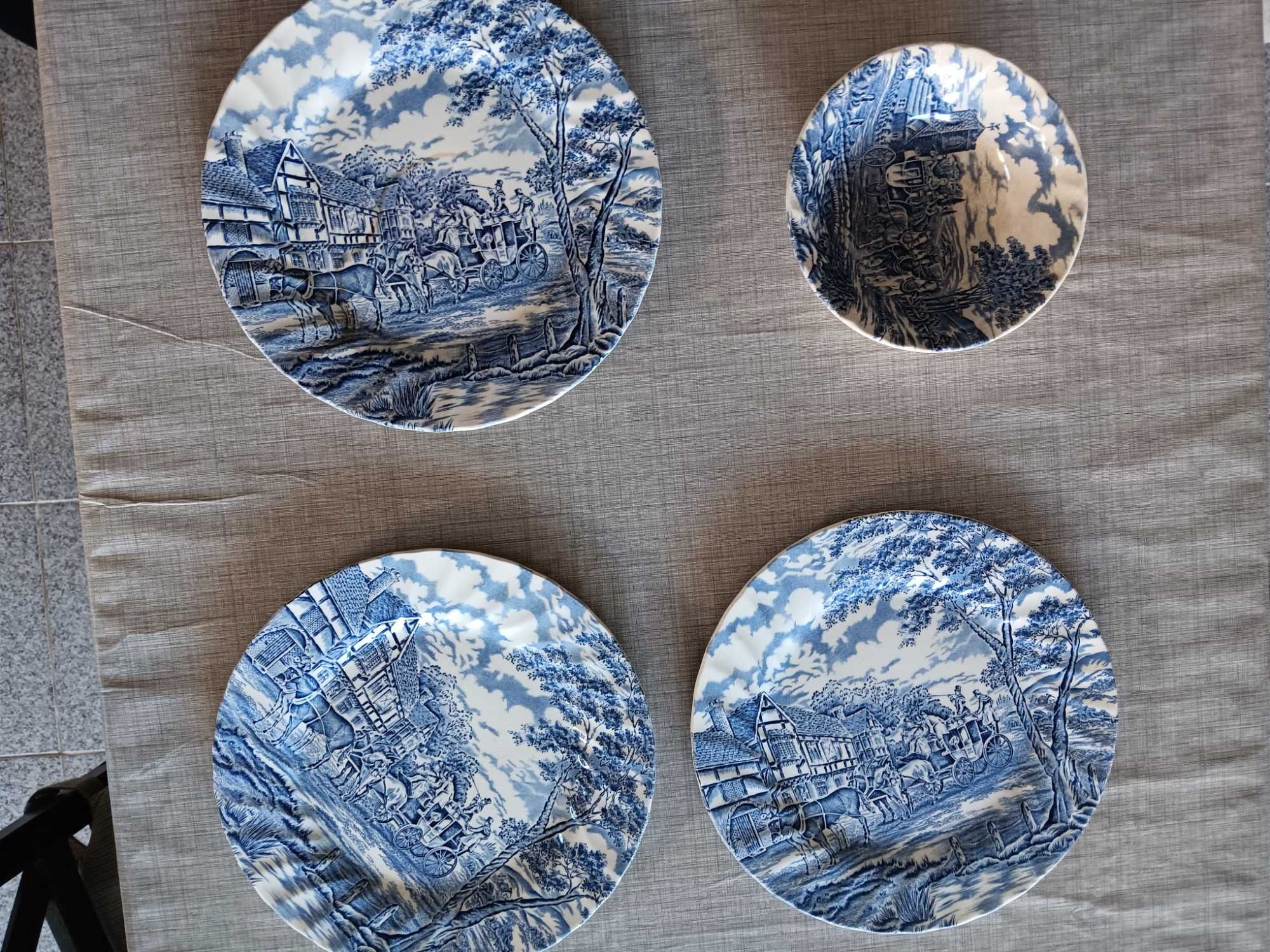 4 Pratos Myott Royal Mail