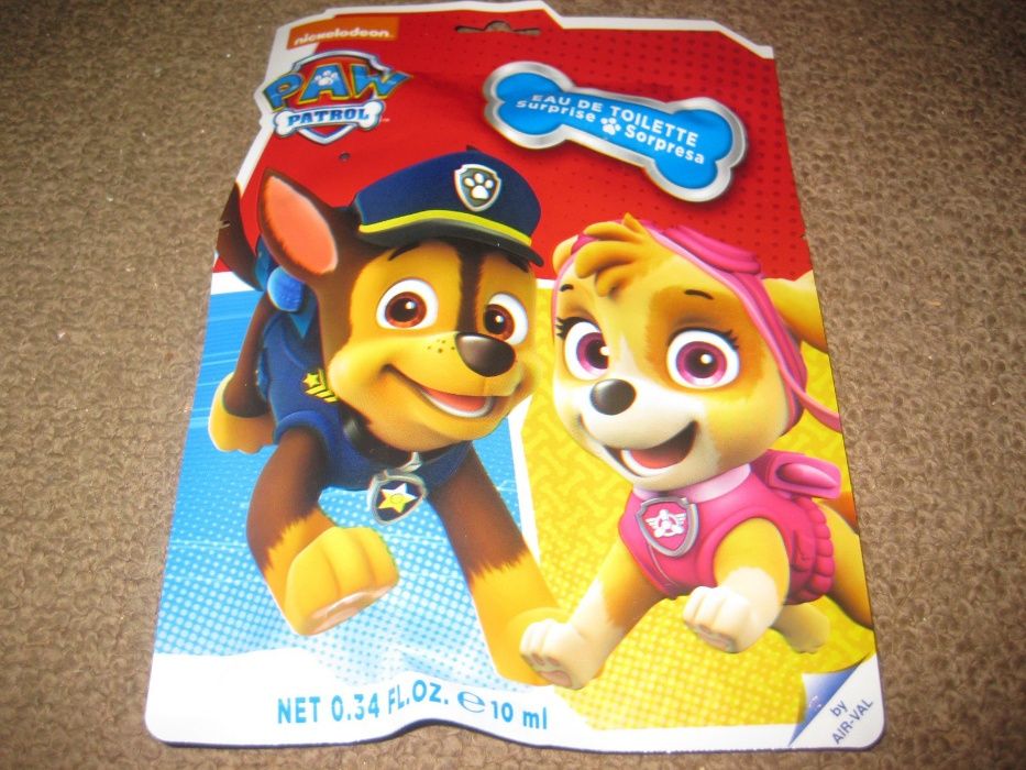 Set do Paw Patrol com 6 artigos/Novo e Embalado!