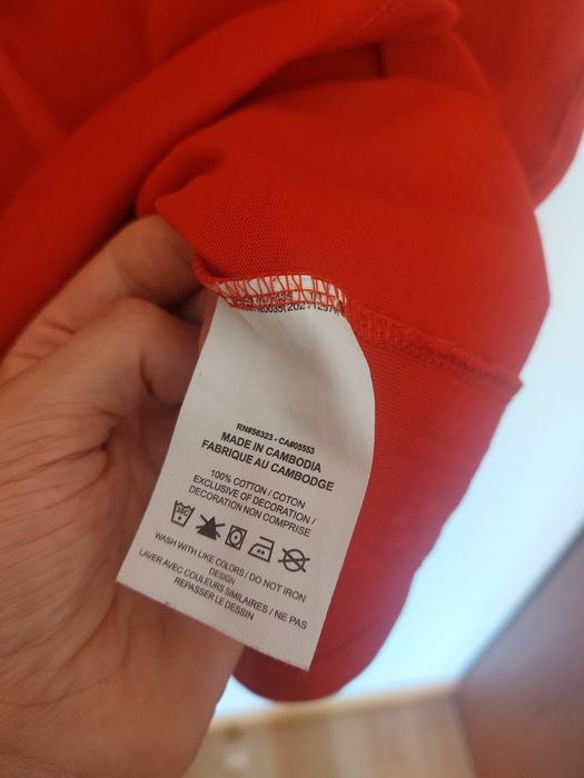 T-Shirt Jordan Lifestyle Vermelha-Tamanho L