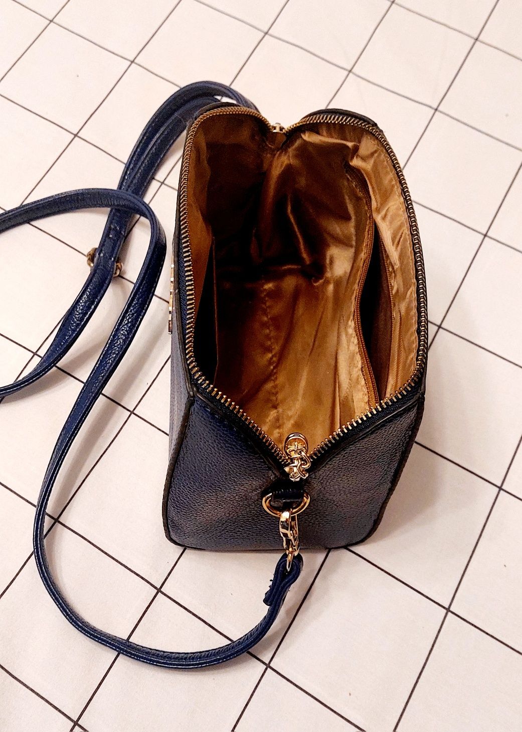 Bolsa azul marinho