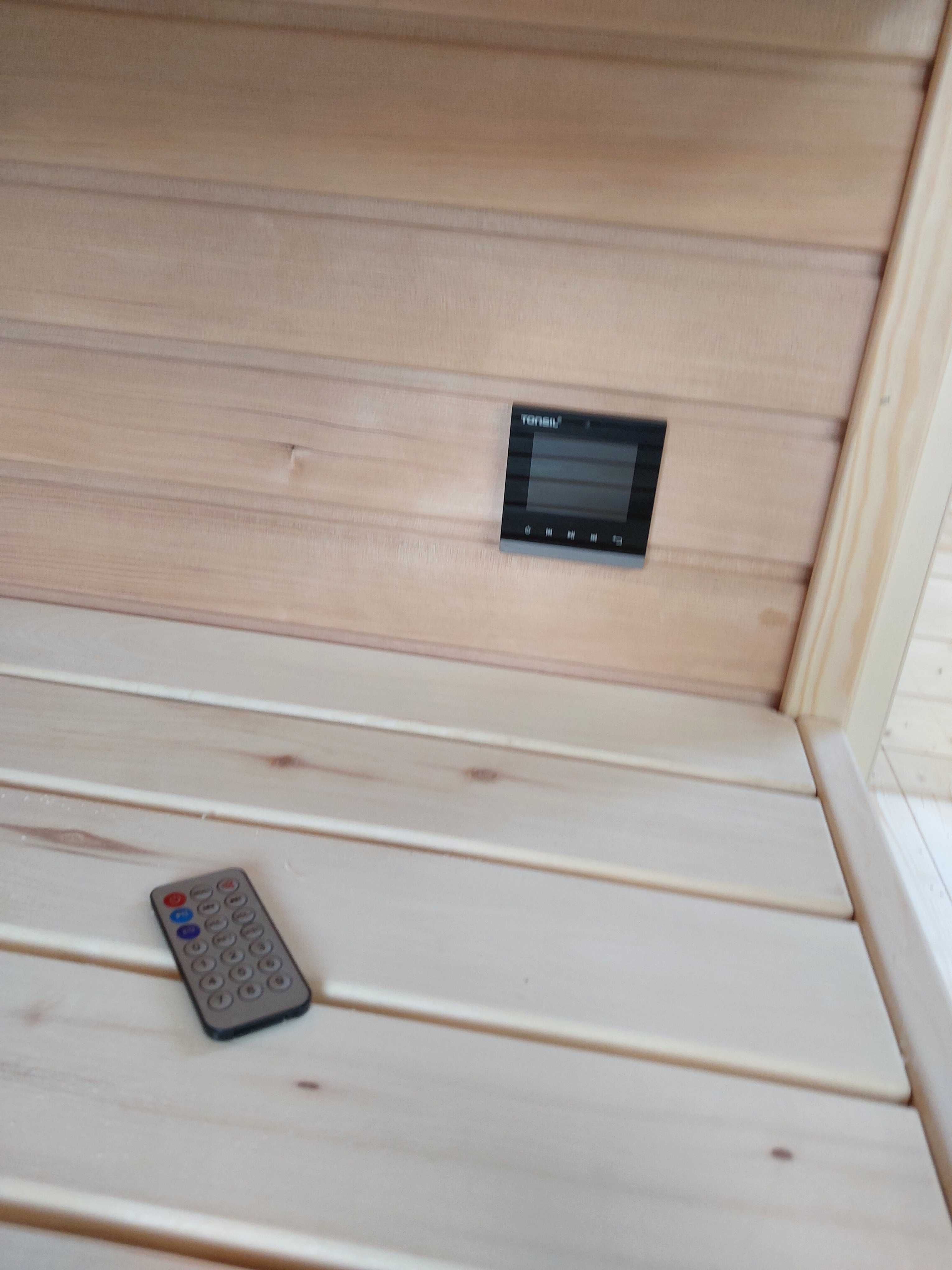 Sauna Nowoczesna Zewnętrzna Thermo z przedsionkiem
