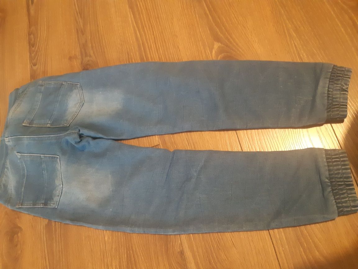 Spodnie jeans , roz 134