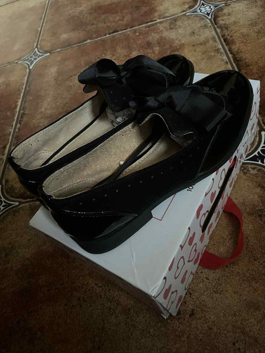 Nowe buty mokasyny loafersy skórzane damskie Loft 37 rozmiar 38