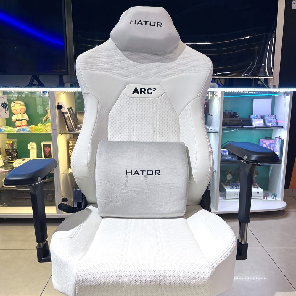 Крісло HATOR ARC 2 XL White HTC2001 біле Геймерське кресло