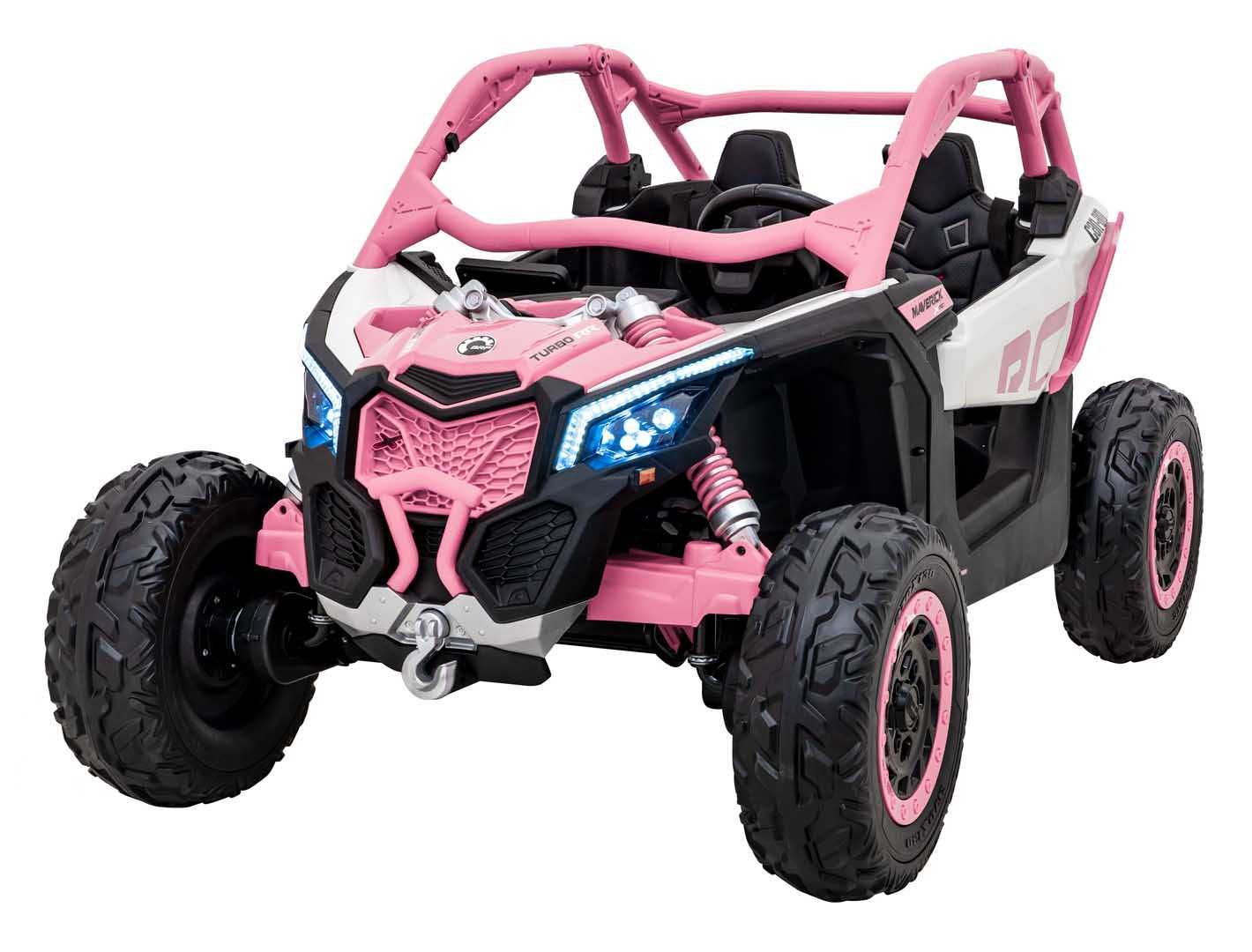 Pojazd Buggy Maverick 4x200W Turbo RR  2x Akumulator: 24V7Ah Różowy